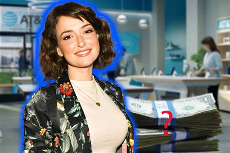 AT&T Spokesgirl Milana Vayntrub Poses ...